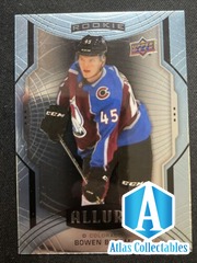 20-21 UD Allure Hockey Blue Parallel Rookie 149 Bowen Byram